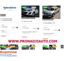 Besplatno oglašavanje vozila na portalu www.pronadjiauto.com Besplatno oglašavanje vozila na portalu www.pronadjiauto.com