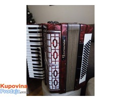 Harmonika Barcarole magister 80 basa 5+3,registra - Fotografija 2/3