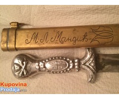 Cetnicka kama-noz ORIGINAL iz Drugog svetskog rata! - Fotografija 4/4