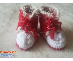 Patikice za bebe heklane - Fotografija 3/10