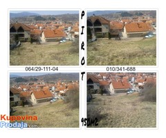 Plac na prodaju 950m2, Pirot