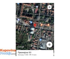 Prodaje se plac 6,1 ari u Zemunu, Prvomajska 101