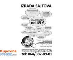 Izrada sajta,domen,hosting,marketing...