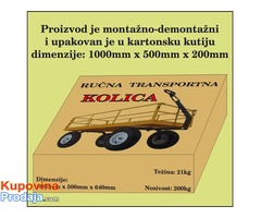 Rucna transportna kolica - Fotografija 6/6