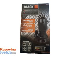 Black potapajuca muljna pumpa sa seckalicom 2600w - Fotografija 4/4