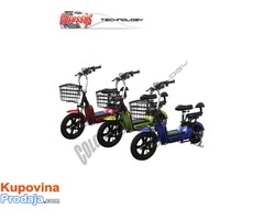Električni bicikl, Električna bicikla - više modela