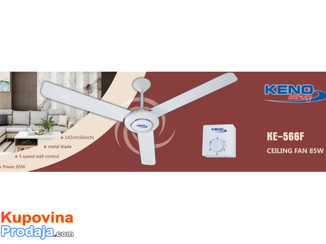KENO Plafonski ventilator KE-566F Akcija! - 2/2