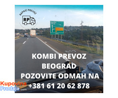 Kombi prevoz Beograd – Prevoz i selidbe Rapaić - Fotografija 1/7