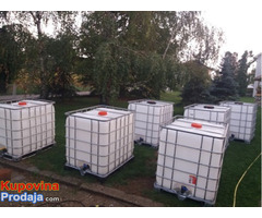 Plastični IBC kontejneri cisterne od 1000 l - Fotografija 1/5