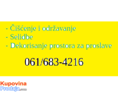 Čšćenje  selidbe i dekorisanje