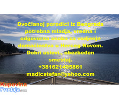 Potrebna mlađa ženska osoba za vodjenje domaćinstva u Herceg Novom