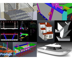 Uslužno 2D/3D crtanje u AutoCAD-u i Blender-u