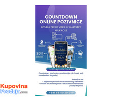 Online pozivnica za rođendan - CountDown