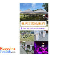 Iznajmljivanje barskih stolova i pagoda - Fotografija 5/5