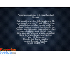 Potrebna negovateljica – 24h nega (Zvezdara) Beograd