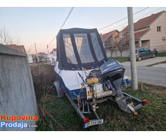 Prodajem camac sa motorom i prikolicom - Fotografija 3/4