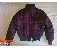 Nova tamno ljubicasta zimska jakna