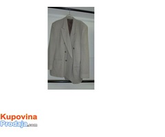 Muški sako sive boje dva reda dugmića Muški sako sive boje dva reda dugmića