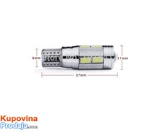 LED sijalice 10 SMD 5730 W5W Canbus - bele - Fotografija 2/3